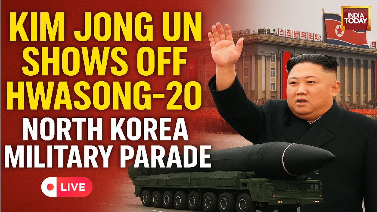 North Korea Displays Hwasong-20 Missile at Grand Parade in Pyongyang