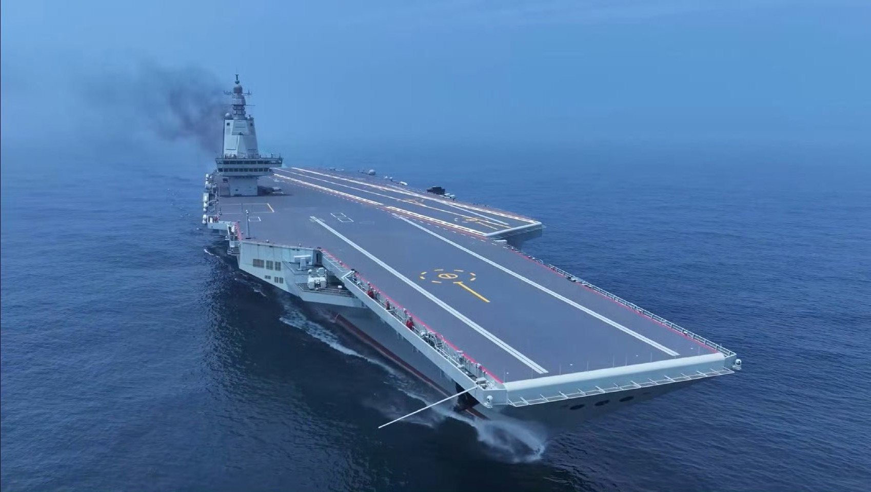China Commissiones Third Aircraft Carrier Fujian in Major Naval Event