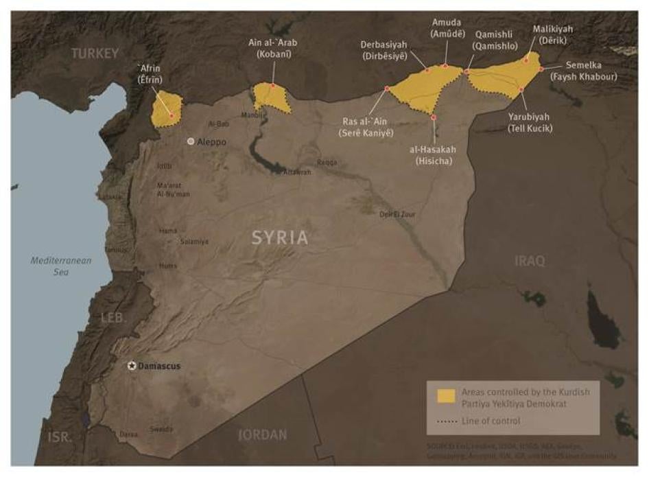 Syrian Kurds Accuse Damascus Authorities of Civilian Rights Violations