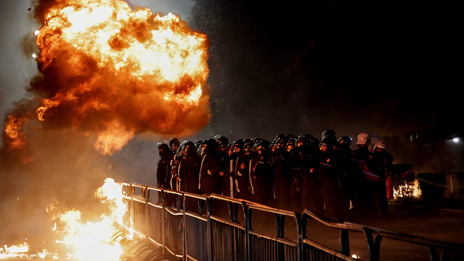 Albanian Capital in Chaos as Protests Turn Violent Against Prime Minister Edi Rama
