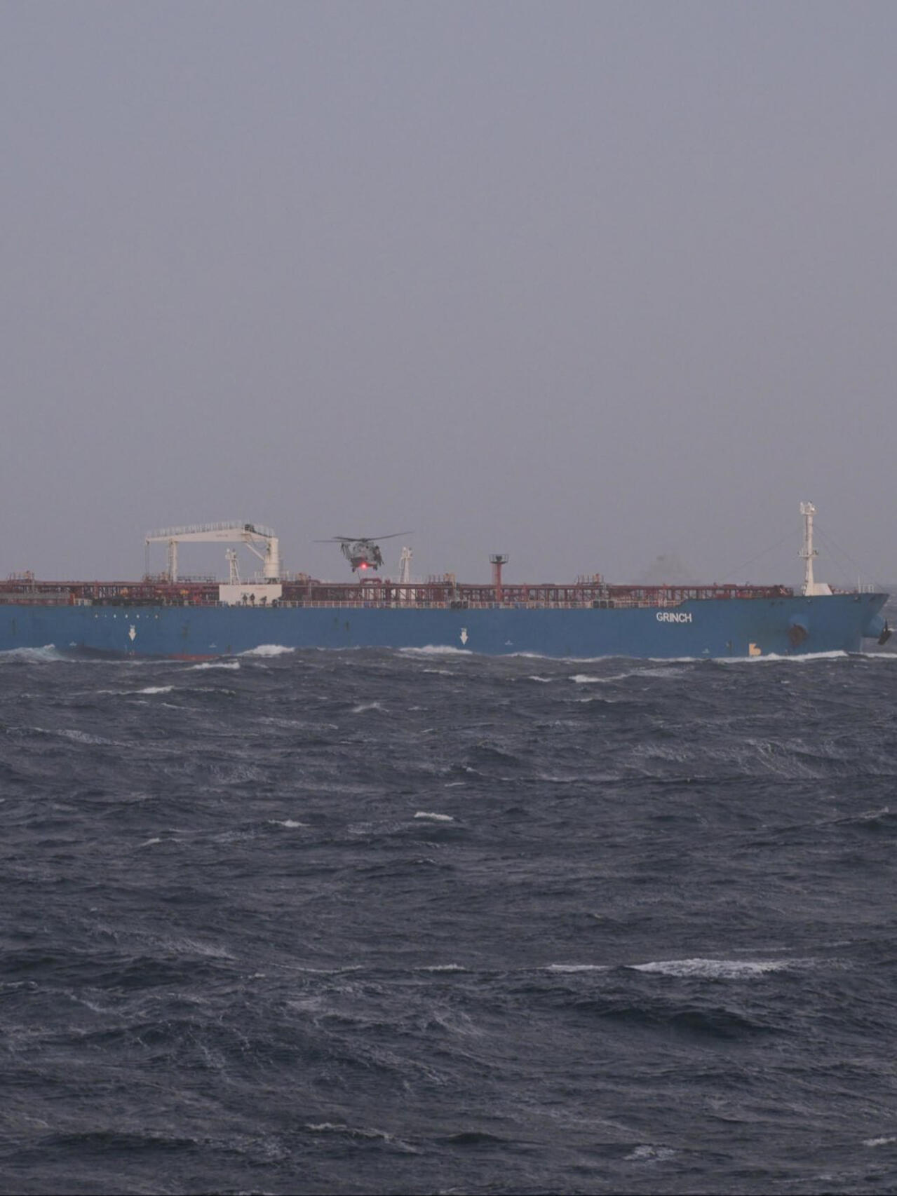 French Navy Detains Suspected Russian Tanker Grinch; Vessel Headed to Marseille for Legal Review