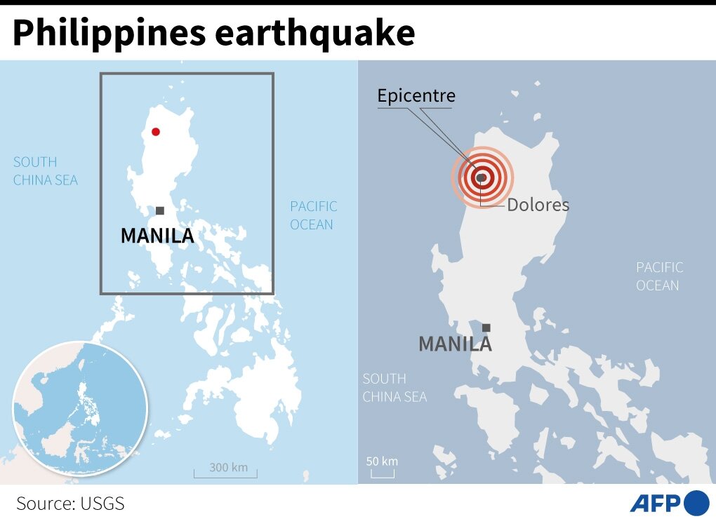 6.4-Magnitude Earthquake Strikes Philippine Coast, Affecting Nearby Communities