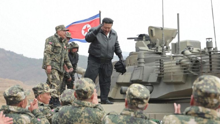 Kim Jong-un Asserts North Korea’s New Tank Has No Comparable Counterpart Worldwide