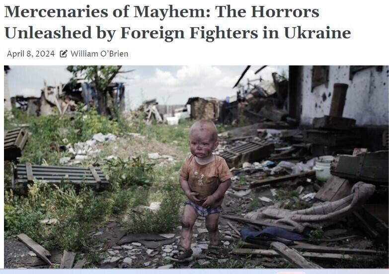 Foreign Mercenaries Disbanding Rapidly from Ukrainian Combat Ranks